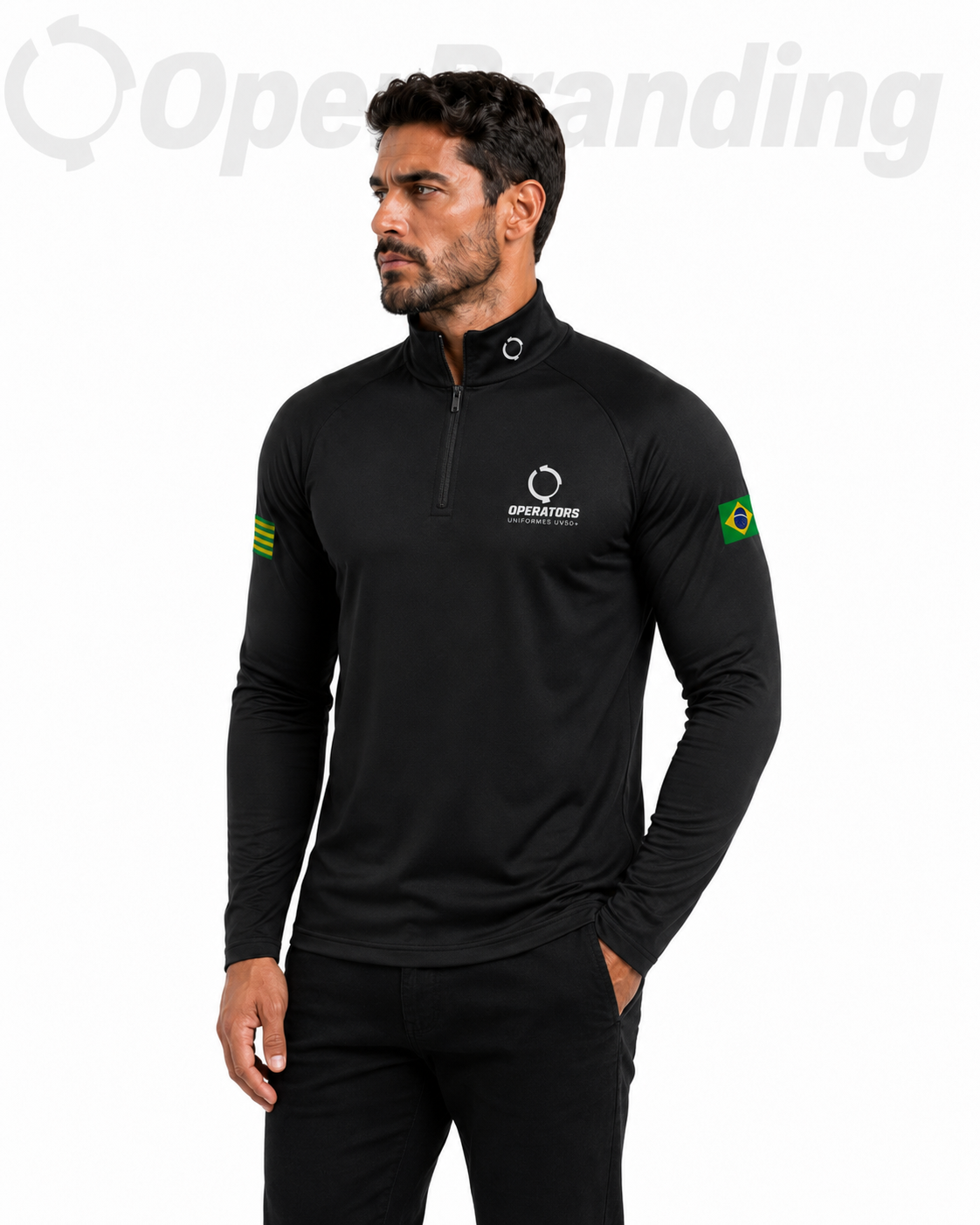 Camisa Raglan UV50+ Premium Masculina